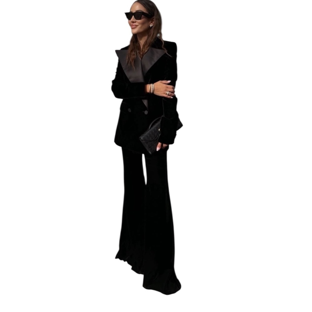 Saint Laurent Velour Flare Pants – Brand New With Tags – Size 40